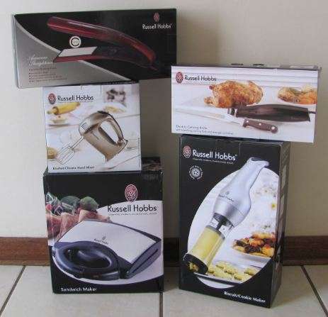 Five Brand new Russel hobbs appliances (R2000 - Value)  Still in boxes never used