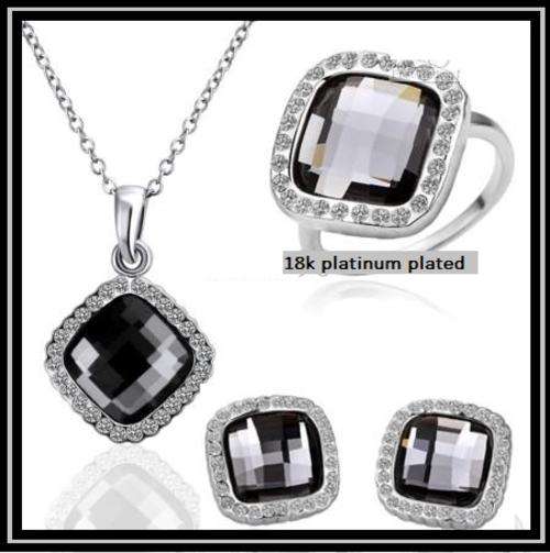 18K PLATINUM PLATED JEWELLERY SET, BEST SHIPPING PRICE AND DELIVERY TIME ON IMPORTED JEWELLERY!!!!!!