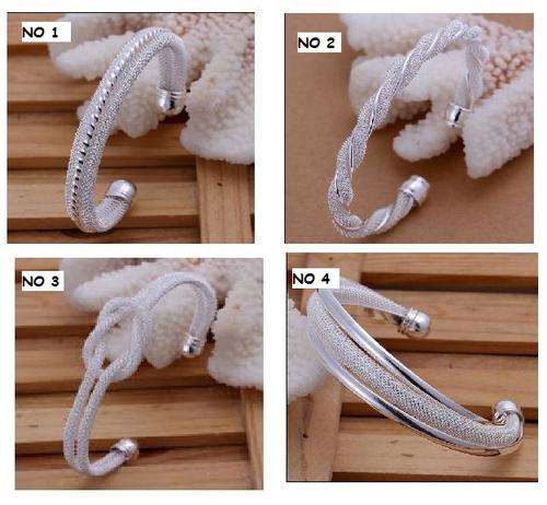 BEYOND STUNNING!!!! ANY TWO SILVER CUFF BRACELETS ( WINNING BIDDER CAN CHOOSE STYLE)