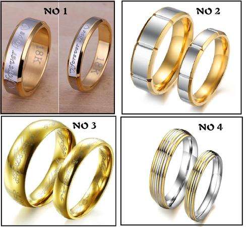 CHOOSE YOUR SET.** WINNING BIDDER WILL RECEIVE BOTH THE MALE AND FEMALE RING!!**