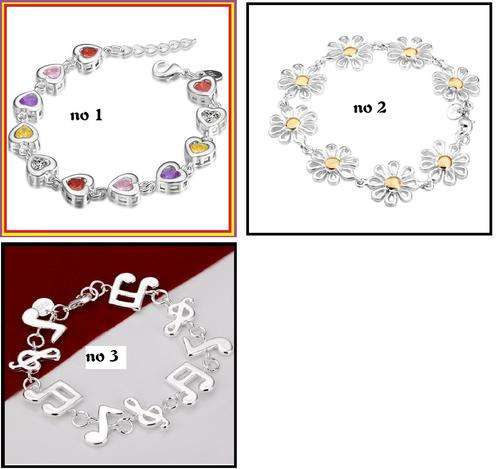 ***WINNING BIDDER CAN CHOOSE STYLE ***925 SILVER PLATED STAMPED LINK BRACELET***