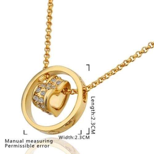 18K GOLD PLATED NECKLACE WITH AUSTRIAN CRYSTALS***350.00 VALUE***