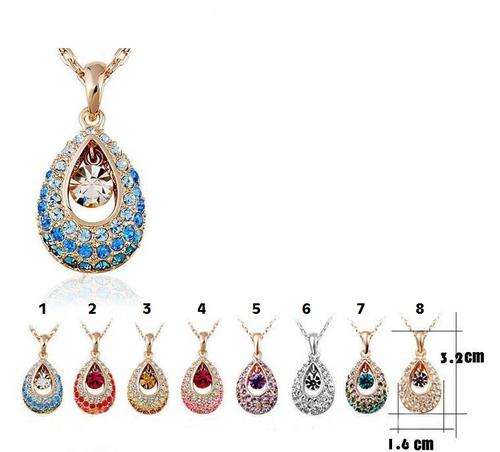 **SPECIAL ON SHIPPING**R35.00 NO EXTRA COST ON ADDITIONAL ITEMS***TEARDROP PENDANT AND CHAIN