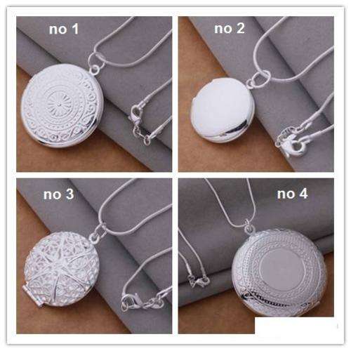 POSTAGE ONLY R35.00***925 STAMPED STERLING SILVER FILLED ROUND LOCKET WITH CHAIN***