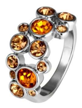 ***POSTAGE R55.00 ADDITIONAL ITEMS FREE***18K WHITE GP SWAROVSKI CRYSTAL RING