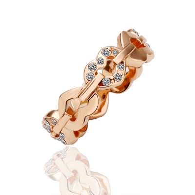 **POSTAGE R55.00 ADDITIONAL ITEMS FREE***18K GOLD PLATED AUSTRIAN CRYSTAL RING***SIZE 7***