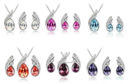 BULK LOT OF SIX NECKLACE AND EARRING SETS
