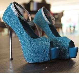 Stylish Elegant Ladies Peep Toe Super High Heel - 3 color - 0524