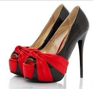 Stylish Elegant Ladies Peep Toe Super High Heel - 2 color