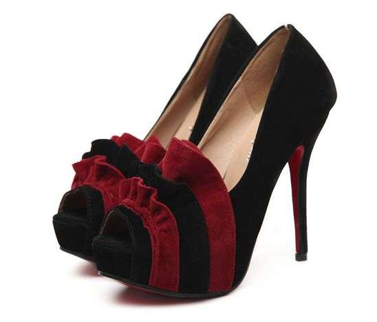 Princess Peep-Toe High Heeled - 2 Color