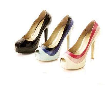 New Collection Elegant Ladies Peep Toe Super High Heel - 3 color