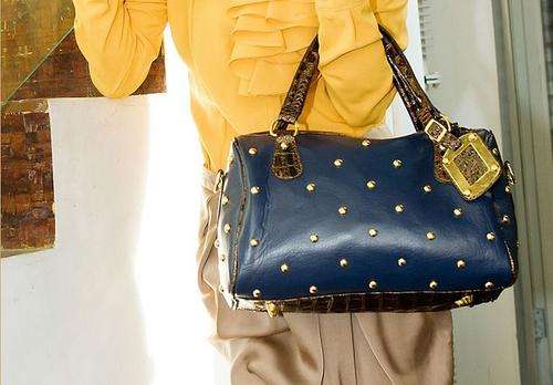 Ladies Purse Shoulder Messager Tote Handbag - 2 color