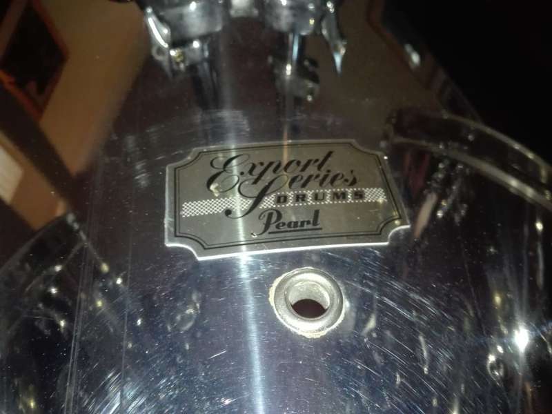 PEARL EXPORT SERIES DRUM KIT LIMITED FULL CHROME + 2 EXTRA PEARL STANDS