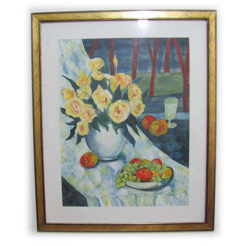 **REDUCED** FRAMED ARTWORK BY LATE SHIELA HEPBURN "SIZE - 79CM x 96CM" **FREE SHIPPING**