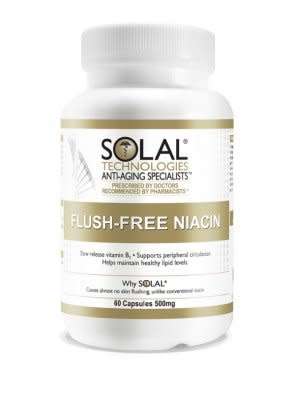 Solal | Flush Free Niacin (Vitamin B3) | 60 Capsules