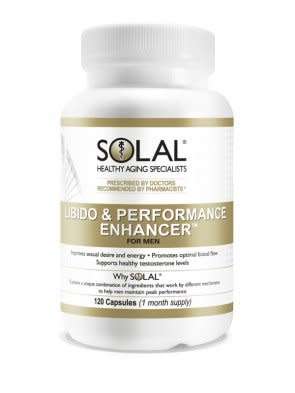 Solal | Libido and Performance Enhancer (For Men) | 120 Capsules