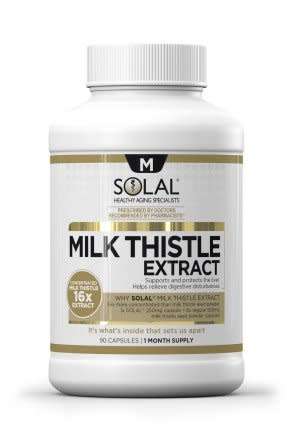 Solal | Milk Thistle Extract | 90 Capsules