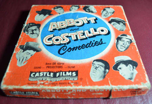 Very Cool Collectable for the movie boffins -  Abbott and Costello Comedies 8mm Film Reel