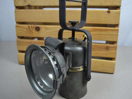 Carbide Lamp, Brass Trim
