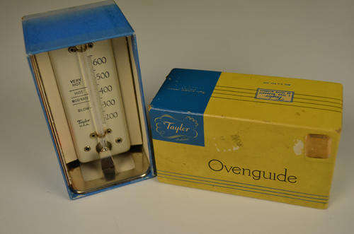 Vintage Tayler Enamel Ovenguide Thermometer