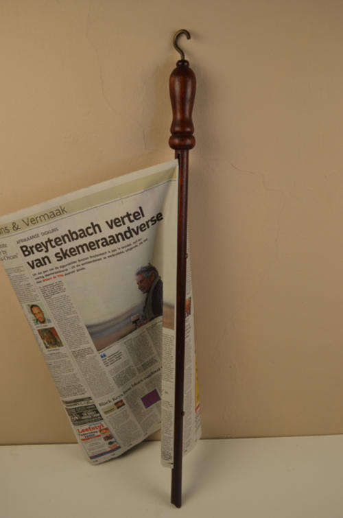 Vintage Style Wooden Newspaper Holder