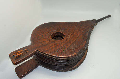 Antique fireside bellows