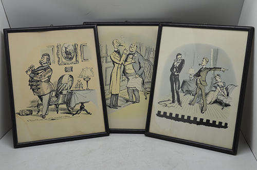 Un-PC and sexist !!!!.....but very quaint .....3 framed vintage Rothman's advertisements.
