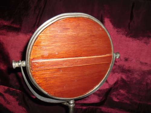 Vintage bevelled glass shaving mirror