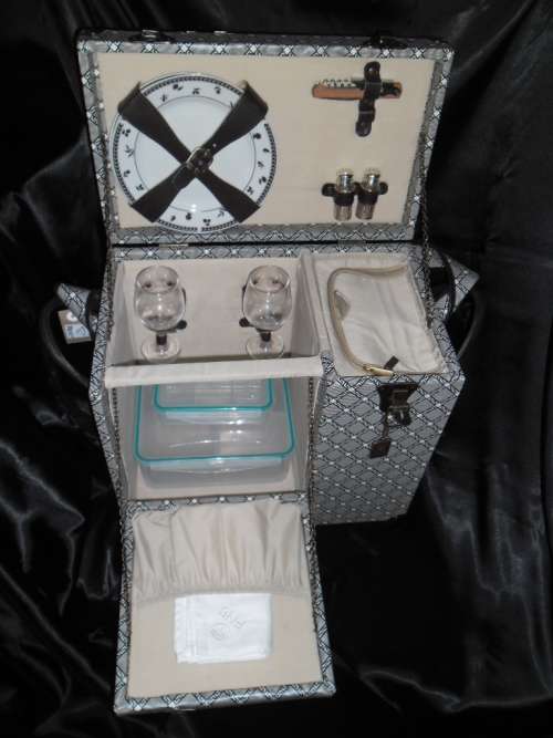 Vintage FNB picnic basket  -  corporate gift