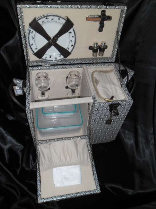 Vintage FNB picnic basket  -  corporate gift