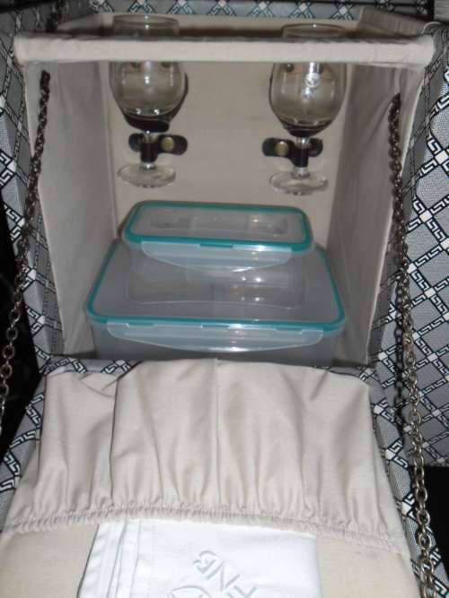 Vintage FNB picnic basket  -  corporate gift