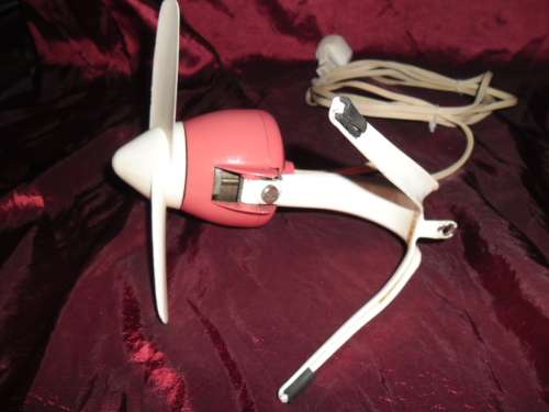 Circa 1960's......Pink "Rocket" desk fan Model 750 .  H Frost & Co Walsall Eng.