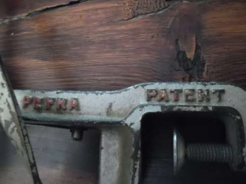Vintage Pefra Patent Triumph peach ( fruit)  peeler.