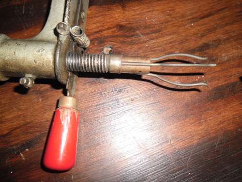 Vintage Pefra Patent Triumph peach ( fruit)  peeler.