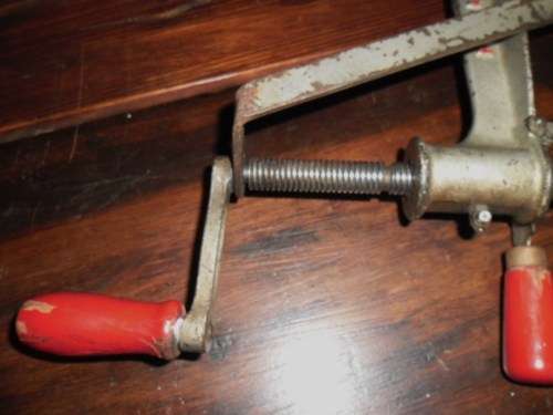 Vintage Pefra Patent Triumph peach ( fruit)  peeler.