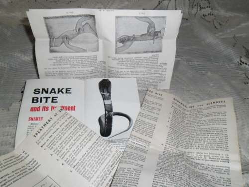 1950's Fitzsimons Snake Bite Kit in original Tin