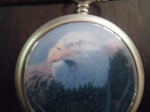 11 vintage-style battery operated  pocket watches
