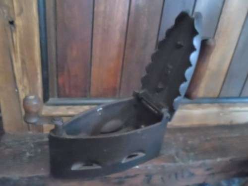 Large antique coal type sad iron.
