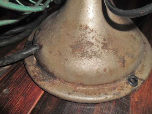 Vintage  cast metal General Electric AC Fan. Made in England