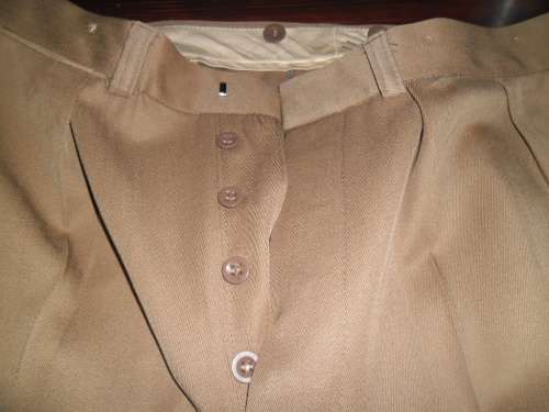South African Engineers Corp. Bunny Jacket, trousers and tie. 1970