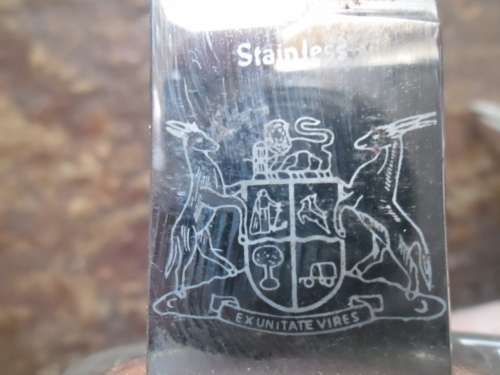 SADF Army Officers Ceremonial Sword with leather scabbard (WKC). Circa 1970's