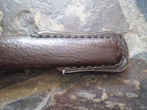 SADF Army Officers Ceremonial Sword with leather scabbard (WKC). Circa 1970's