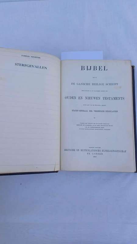 1927 Dutch Bible/De Gansche Heilige Schrift