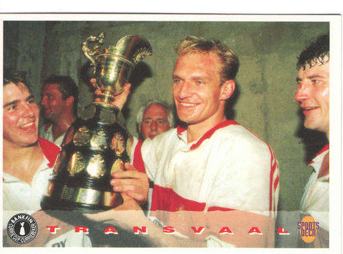1994 Sports Deck Transvaal Currie Cup Winner 1993 Card Nr 107