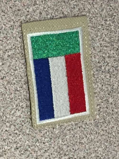 Vierkleur Flag Cloth Badge