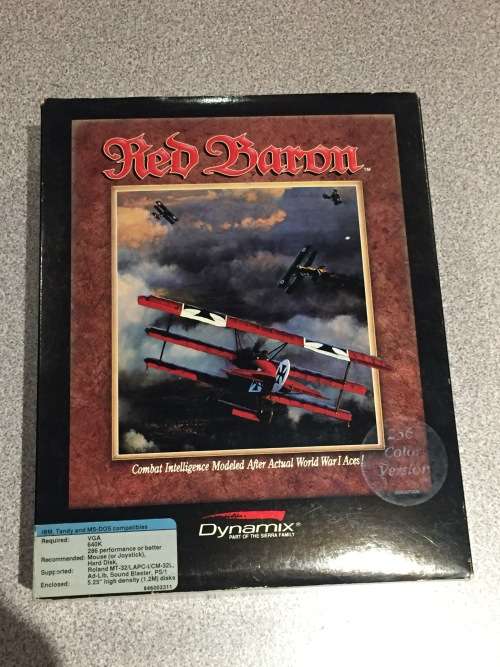 Red Baron PC Game (Complete) Flight Simulator