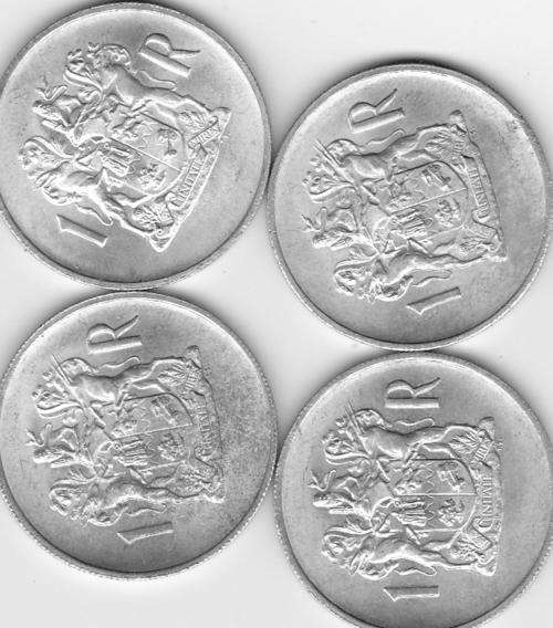 1969 South African R 1 coins