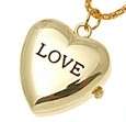 LADIES GOLD PLATED LOVE NECKLACE WATCH