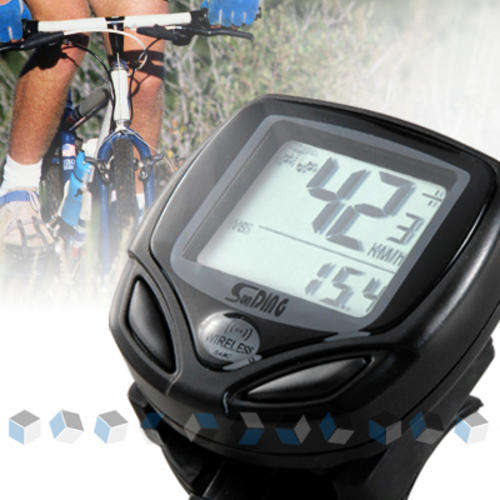 WIRELESS LCD BICYCLE COMPUTER SPEEDOMETER