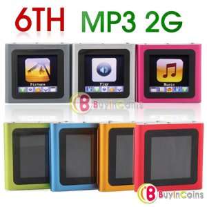 2GB 1.5" LCD MP3/MP4 Player FM Radio 6th Gen - GRAPHITE